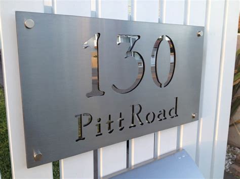 house metal sign|metal house signs made to order.